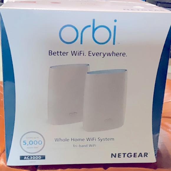 NETGEAR Orbi Whole Home Mesh WiFi System with Tri-band